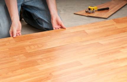 Hardwood floor installation by American Flooring Professionals